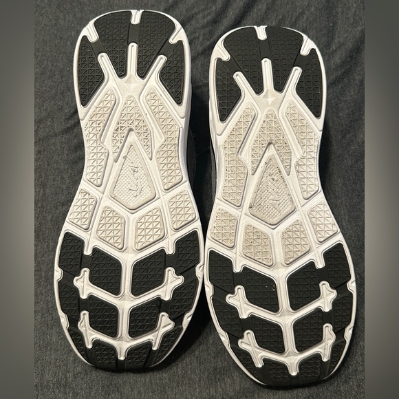 Men’s Avia Slip On w Laces Knit Athletic Sneakers, Gray w Black & White, Sz 11.5 - Picture 5 of 8